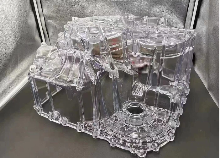 3D printed transparent resin shell